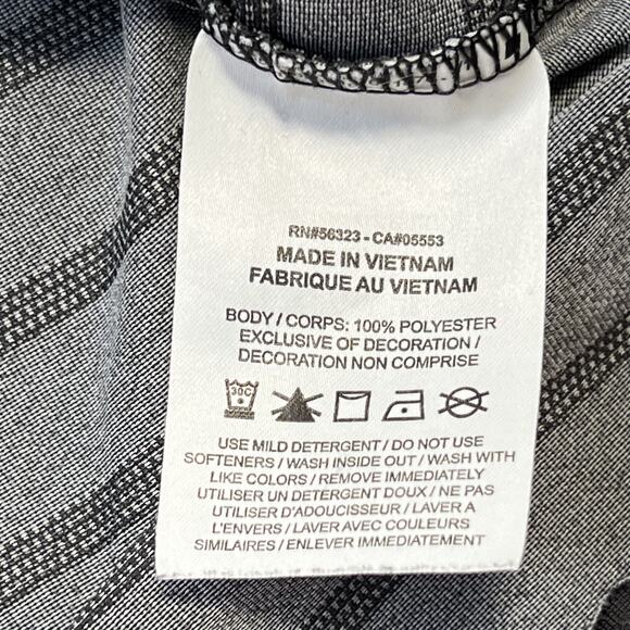 Nike Tiger Woods Polo Shirt Mens XL Black Striped Dri-Fit Golf BV0350-010 - Picture 12 of 16